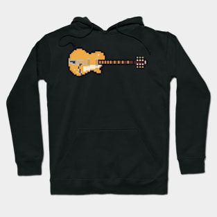 Pixel Golden Topped Guitar Hoodie